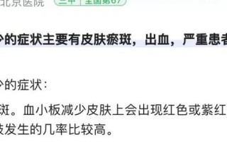 血小板少的原因_血小板减少症背后的秘密：探索潜在原因