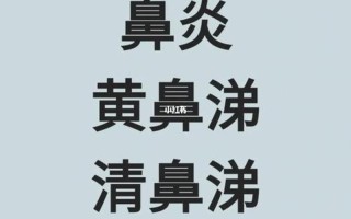 早晨起来有黄鼻涕,白天流清鼻涕—清晨黄涕，日间消隐：揭秘原因及应对之道